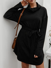 Load image into Gallery viewer, Casual loose base versatile long-sleeved sweater dress