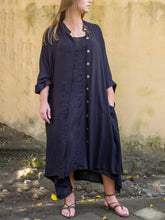 Load image into Gallery viewer, Cotton and Linen Casual Dress