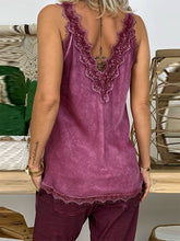 Load image into Gallery viewer, Lace Vest Trousers Solid Color Suit