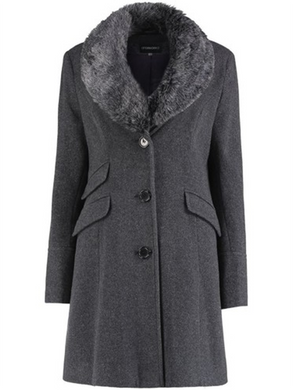 Solid Color Warm Woolen Coat