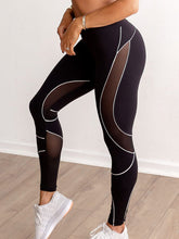 Load image into Gallery viewer, Women Mesh Patchwork Yoga Leggings High Waist Legging