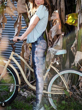 Load image into Gallery viewer, Vintage Ink Print High Rise Yoga Pants