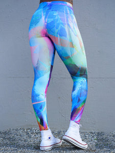 Sexy Abstract Print Sports Yoga Leggings