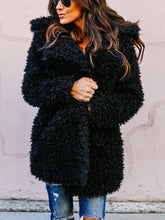 Load image into Gallery viewer, Long Faux Fur Thick Coats