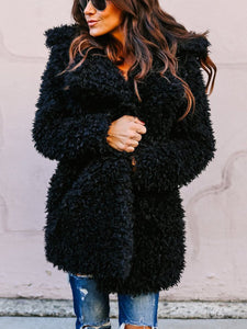 Long Faux Fur Thick Coats