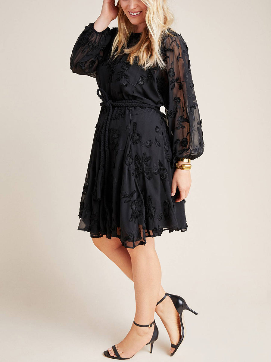 amal textured mini dress The Amalfi Textured-Knit Mini Dress