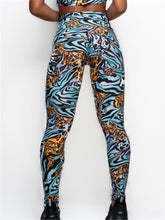 Load image into Gallery viewer, Quick-Drying Yoga Running Sports Print Leopard Leggings