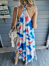 Load image into Gallery viewer, Tie-Dye Colorful Loose Casual Beach Casual Dress