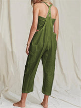 Load image into Gallery viewer, Fashion Solid Color Casual Strap Overalls