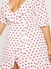 Load image into Gallery viewer, Love Printed V-Neck Mini Dress