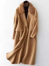 Load image into Gallery viewer, Long Woolen Warm Coat