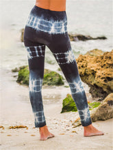 Load image into Gallery viewer, Tie Dye Print Skinny High Waist Sports Yoga Pants