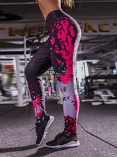 Load image into Gallery viewer, Women&#39;s Fitness Yoga Leggings Printed High-waist Workout Leggings