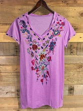 Load image into Gallery viewer, Casual Short Sleeve V Neck Plus Size Tops