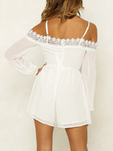 Load image into Gallery viewer, One-Shoulder Jacquard Lace Tube Top Solid Color Suspender One-Piece Dress