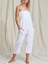 Load image into Gallery viewer, Fashion Solid Color Casual Strap Overalls