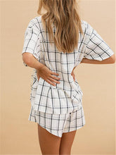 Load image into Gallery viewer, Classic Gingham Print Decorative Two Piece Sets