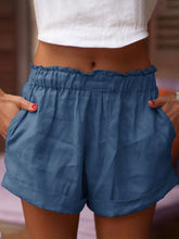 Load image into Gallery viewer, Cotton and Linen Casual Shorts