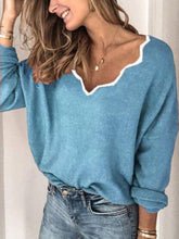 Load image into Gallery viewer, Long Sleeve Casual Sweater