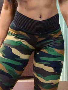 Sexy Camouflage Hip Yoga Pants