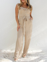 Load image into Gallery viewer, Cotton and Linen Jumpsuit