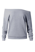 Load image into Gallery viewer, Long Sleeve Off Shoulder Sweaters