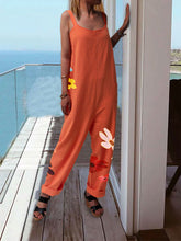 Load image into Gallery viewer, Casual Printed Trousers Loose Jumpsuit