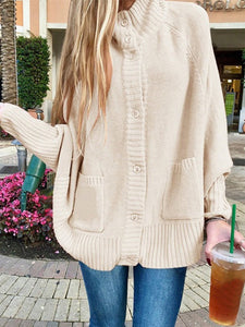 Double Pocket Knit Cardigan