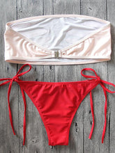 Load image into Gallery viewer, Tube Top Mesh Sexy Perspective Bikini