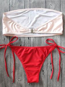 Tube Top Mesh Sexy Perspective Bikini