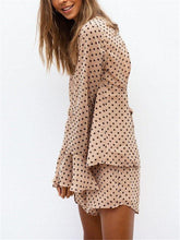 Load image into Gallery viewer, Sexy Backless Polka Dot Print Two Piece Set