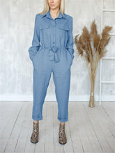 Load image into Gallery viewer, Fashion Casual Loose Long Sleeve Jumpsuit