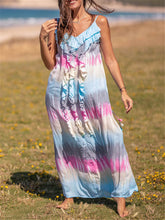 Load image into Gallery viewer, Romantic Bohemian Casual Loose Tie Dye Dress