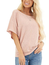Load image into Gallery viewer, Spring and Summer Round Neck Short Sleeve Shirt