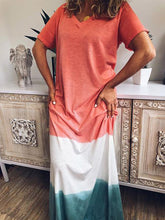 Load image into Gallery viewer, Casual Loose Tunic Maxi Dress
