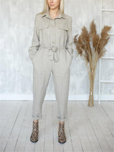 Load image into Gallery viewer, Fashion Casual Loose Long Sleeve Jumpsuit