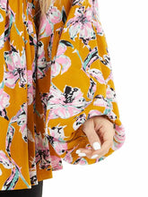 Load image into Gallery viewer, V-Neck Long Sleeve Printed Blouse