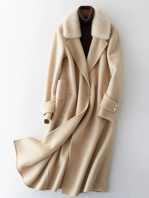 Long Woolen Warm Coat