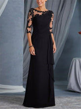 Load image into Gallery viewer, Fashionable lace long party dress evening dress