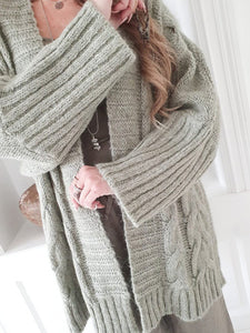 Twist  Autumn and Winter Sweater Coat