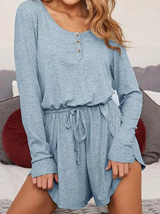 Cotton and Linen Leisure Suit Two-piece