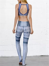 Load image into Gallery viewer, Vintage Diamond Print Skinny Yoga Pants