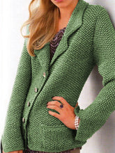 Load image into Gallery viewer, Simple And Stylish Single-Breasted Knit Jacket