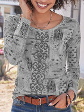 Load image into Gallery viewer, Casual Small Floral Long Sleeve Lace Shirt