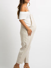 Load image into Gallery viewer, Solid Color Pocket Casual Maternity Overalls