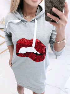 Casual Loose Long Sleeve Hoodie