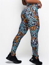 Load image into Gallery viewer, Quick-Drying Yoga Running Sports Print Leopard Leggings