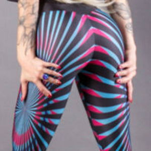 Sexy Printed Skinny Hip Yoga Pants