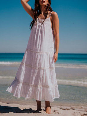 Chic Bohemian Sling Dress Maxi Dress