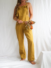 Load image into Gallery viewer, Linen Overalls Casual Jumpsuit with Pocket